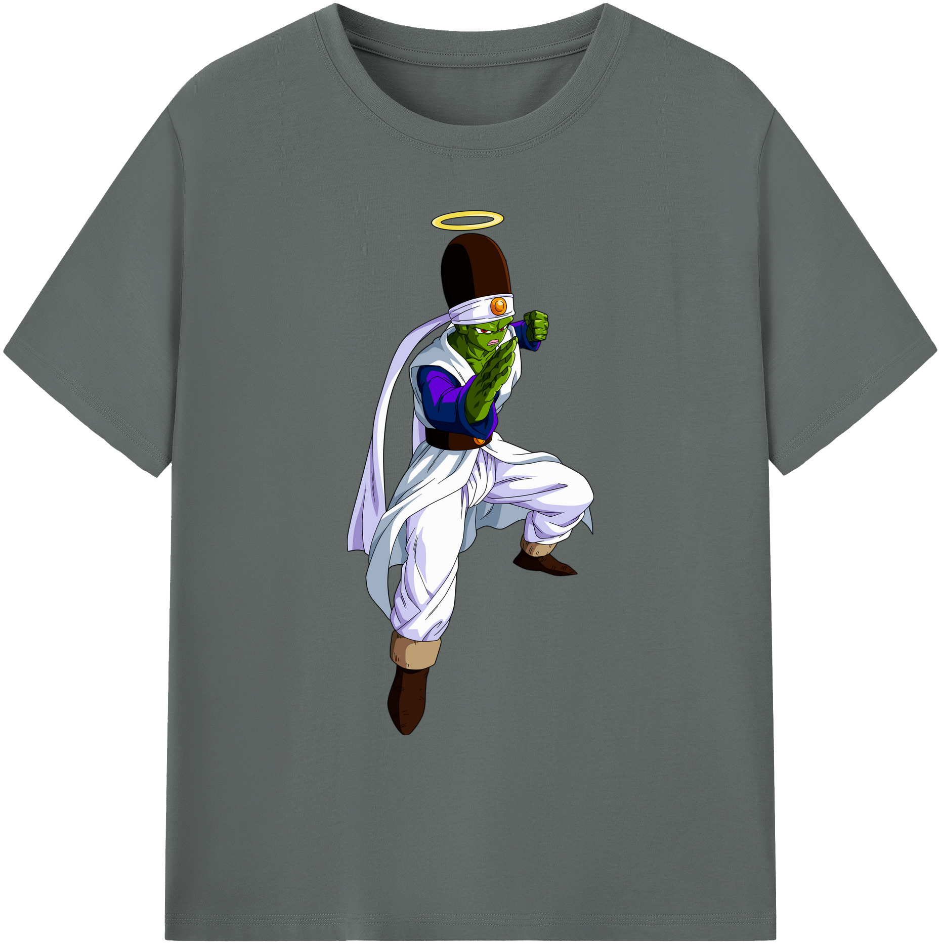 （画像用） ドラゴンボール パイクーハン DRAGON BALL Pikkon 綿100％ メンズ半袖Tシャツ｜肌触りやわらか＆通気性